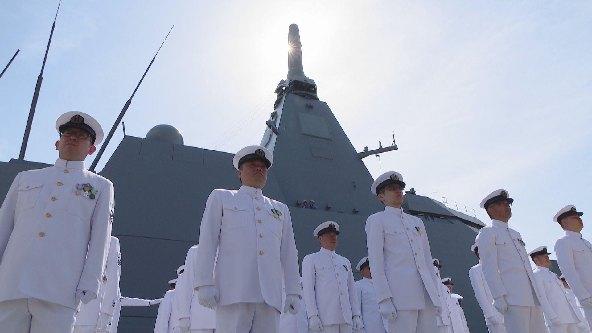 ｢戦後最も厳しい安全保障環境｣三菱重工長崎造船所が新型護衛艦「やはぎ」を防衛省に引き渡し