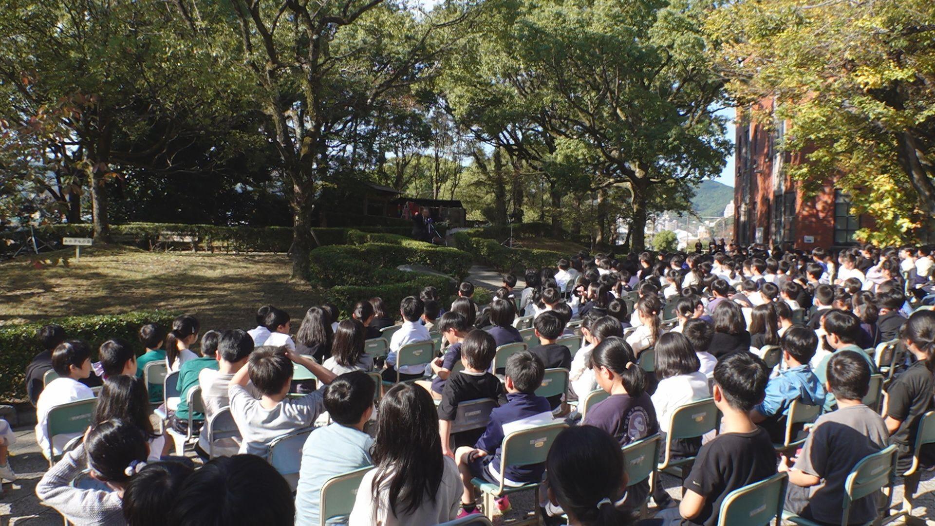 【長崎】原爆の犠牲となった約1300人の”あの子ら”を追悼　山里小学校平和祈念式