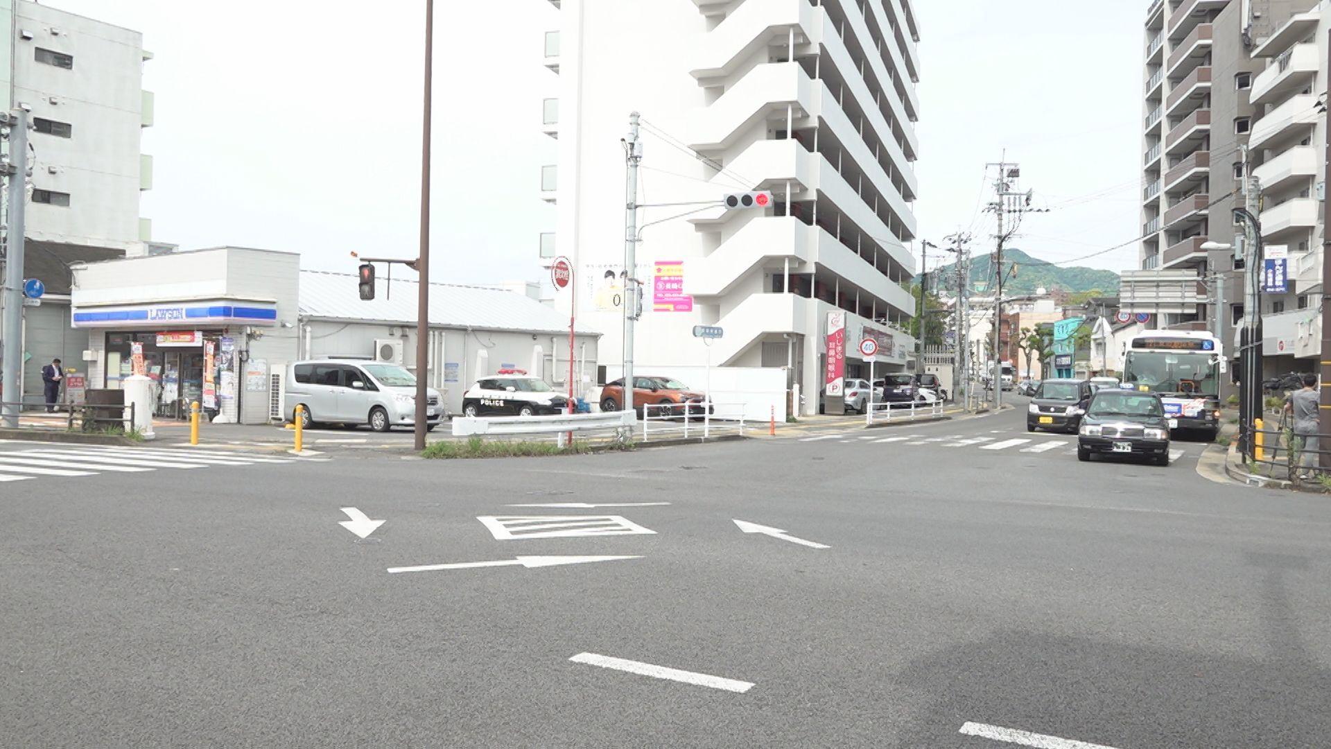 長崎市文教町で刃物男の目撃情報相次ぐ…警察が確保