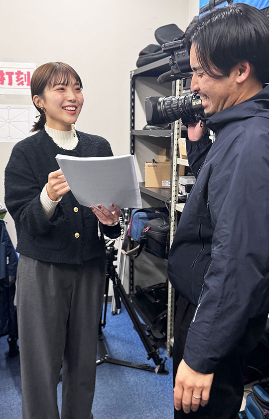 下田さんカメラマンと