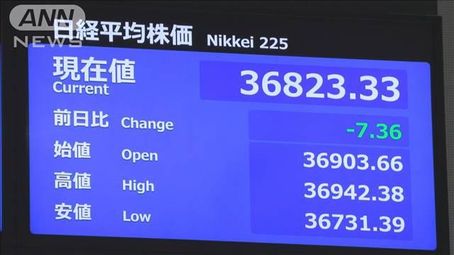 日経平均株価　午前終値は先週末比－16円　米中摩擦緩和期待も連休前続伸で過熱感