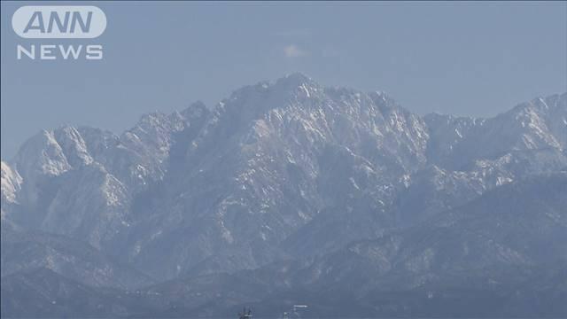 北アルプスの剱岳で大学准教授の男性が死亡　スキーのために入山し滑落か　富山県警