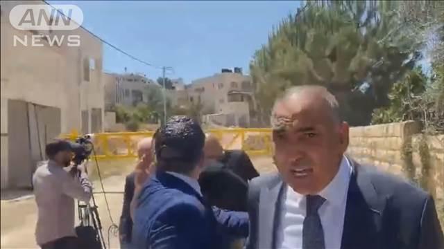 イスラエル軍が日本含む外交団に発砲　ヨルダン川西岸視察中