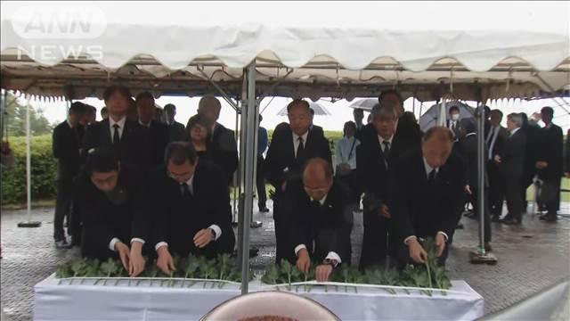 雲仙普賢岳大火砕流から34年　島原市長ら献花 43人の犠牲者追悼