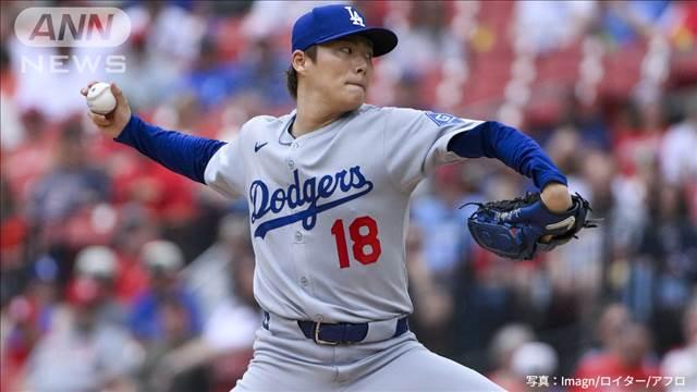 山本由伸、6回を9奪三振無失点も7勝目はおあずけ　大谷翔平は4打数1安打