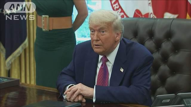 トランプ氏 パレードへの抗議には「強い力で対応」 移民政策への抗議広がるなかで警告