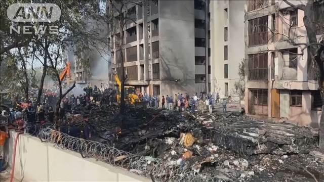 242人搭乗のインド旅客機墜落 全員死亡と現地メディア　ロンドン行きエア・インディア