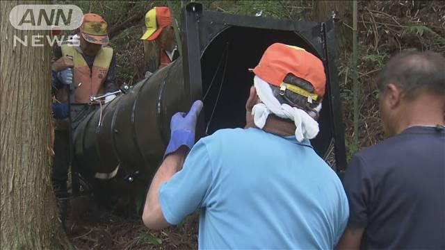 クマに襲われ40代男性死亡 タケノコ採りの山林で　長野