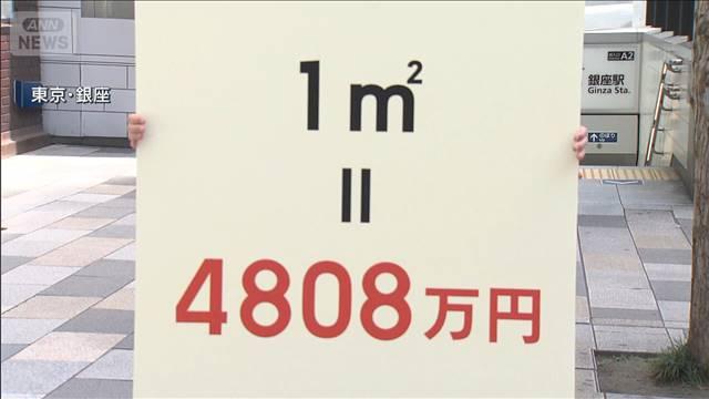 路線価　最高は40年連続で鳩居堂前　平均は4年連続上昇　上昇率トップは長野・白馬村