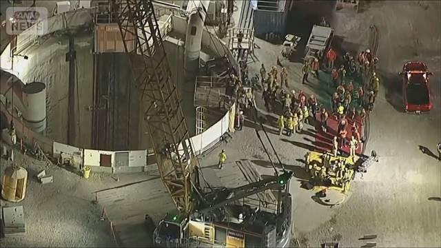 ロサンゼルスで建設中のトンネル崩落　作業員31人が一時閉じ込めも全員を無事救助