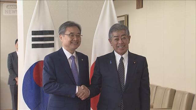 韓国の新外相が初来日し　日韓外相会談　北朝鮮対応などでの連携継続を確認