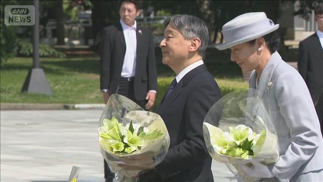 天皇ご一家が「原爆の日」に黙とう　上皇ご夫妻も式典テレビ中継ご覧に