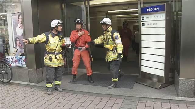 【速報】福岡・中央区のビル　作業員2人がエレベーターの機械の下敷き ともに意識不明