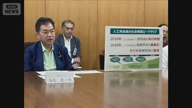 人工光合成の実用化に向け工程表を決定　2040年には高付加価値の製品を　環境省