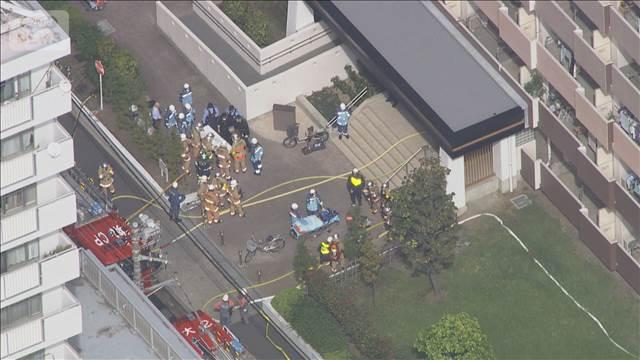【速報】東京・江東区のマンションで火事　3人が逃げ遅れの情報も