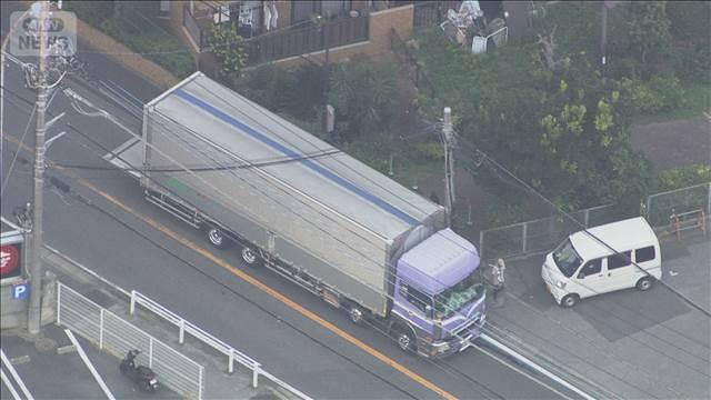 【速報】小学生くらいの男の子がトラックにひかれ死亡　千葉・八千代市の路上