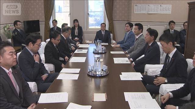 維新、“献金の見直し”法案の採決を求める動議提出　野党は強く反発