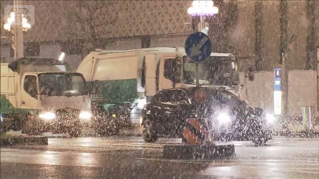 名古屋～京都で高速道路通行止め　寒波ピークで運休や欠航 相次ぐ