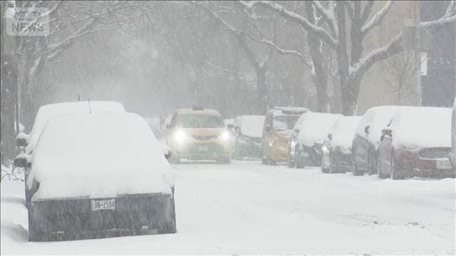 米に「モンスター級」寒波　死者34人、多くが低体温症　積雪、停電、欠航…影響長期化