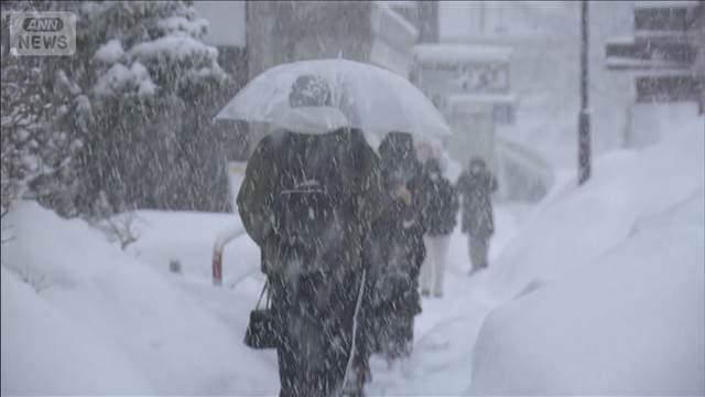 日本海側 さらに積雪増　太平洋側 晴れと乾燥続く