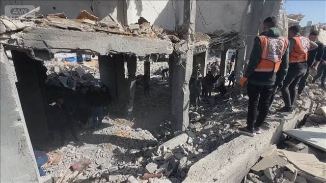 イスラエル軍　ガザ全域に空爆　子ども含む30人死亡　停戦後の死者500人超に