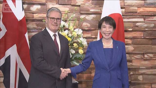 高市総理が英スターマー首相と会談 次世代戦闘機の開発加速で一致