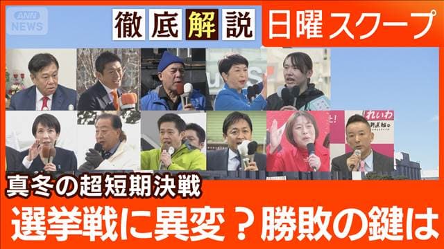 【厳冬衆院選に雪国苦悩】超短期決選に“SNS展開で活路”消費税を巡る各党の主張は