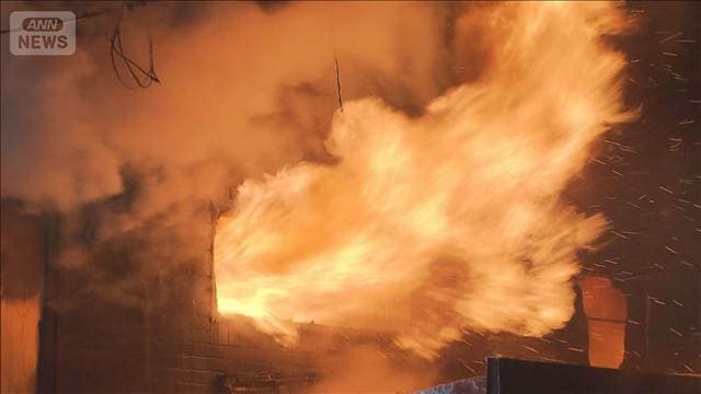 北海道・江別市で住宅火災 1人死亡1人搬送　深夜の通報「居間から出火」