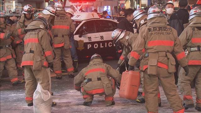 「ど真ん中で火をつけた」スクランブル交差点放火事件 往来妨害容疑の50代男