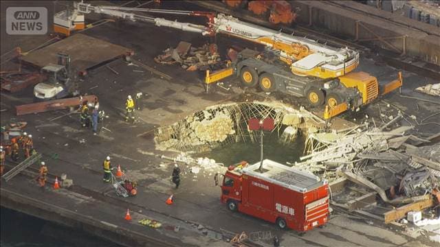 川崎市扇島でクレーン解体中に足場が崩れた事故　意識不明の男性2人が死亡