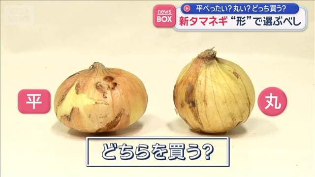 新タマネギ“形”で選ぶべし　平べったい？丸い？どっち買う？