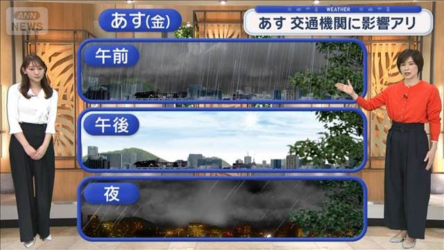 【関東の天気】関東不安定 道路冠水の恐れ　ピークは午前中