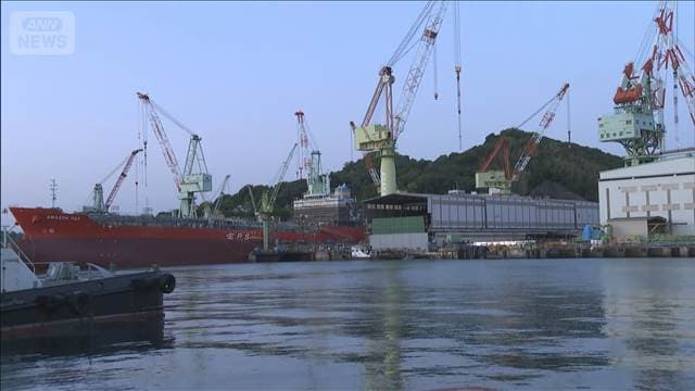 愛媛・今治市　造船工場で窒素ガス除去中の作業員2人が死亡