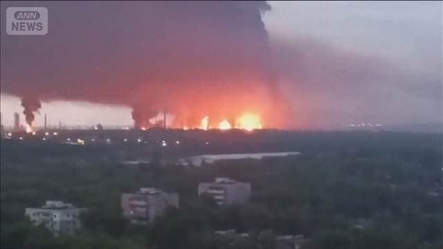 ウクライナ軍がロシア攻撃　4人死亡　ドローンが高層住宅2棟に直撃　石油施設も炎上