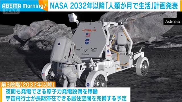 米NASA　2032年以降「人類が月で生活」新たな月面基地開発計画を発表