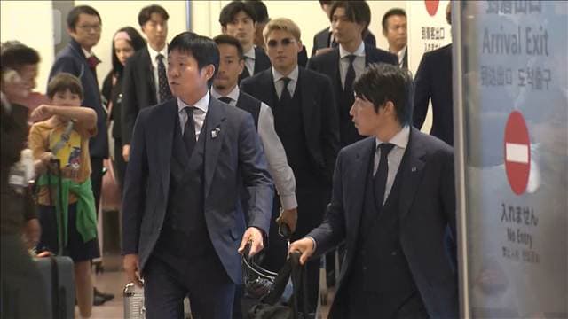【速報】サッカーW杯 日本代表“サムライブルー” ブラジルとの激闘終え帰国