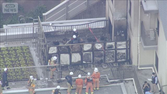 マンションのバルコニーで火事　ソーラーパネルから充電中に発火　東京・品川区