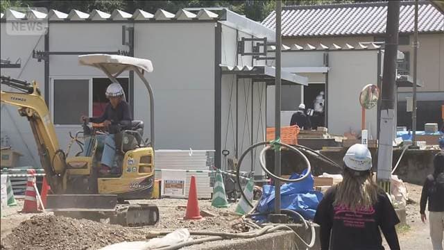 熊本地震　仮設住宅の建設が本格化　県担当者「追加建設の可能性高い」