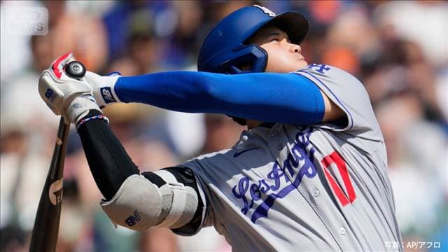 大谷翔平が3試合ぶり安打　投手復帰は先送りか　ロバーツ監督「状態が100％ではない」