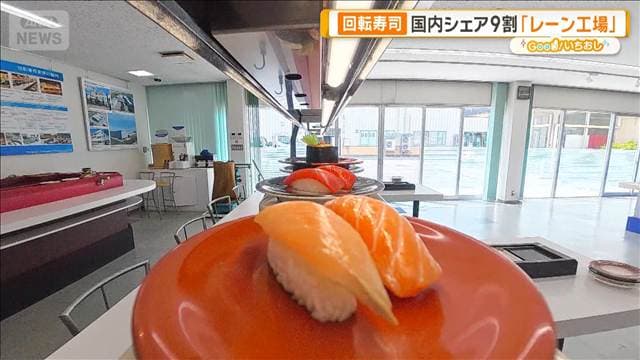 市場規模9000億円超　回転寿司「レーン工場」常識を変える技術【グッド！いちおし】