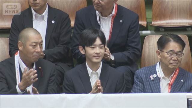 悠仁さま アジア大会の競技観戦　選手らの奮闘に拍手