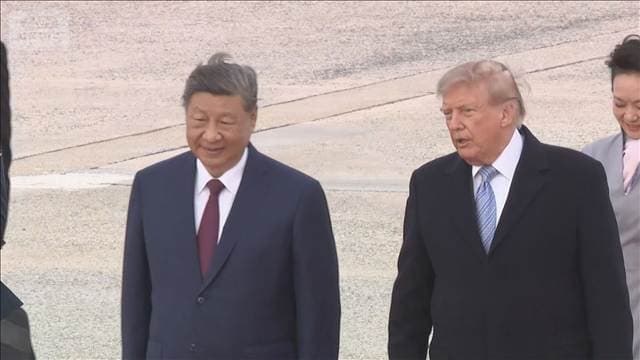 習主席が米到着 トランプ大統領が自ら出迎え　24日に首脳会談 貿易・AIなどが議題に