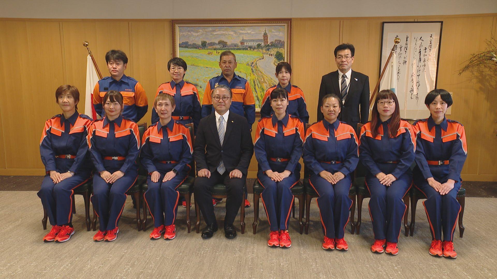 仕事の後や休日に訓練重ね全国大会へ　五島市女性消防隊「敢闘賞」