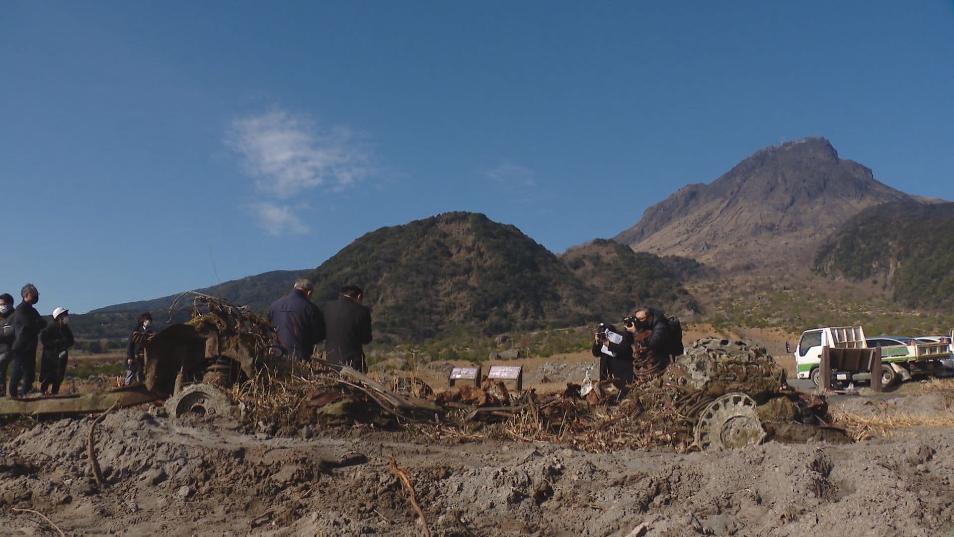 災害の教訓伝えるため普賢岳大火砕流の被災車両保存の募金呼びかけ