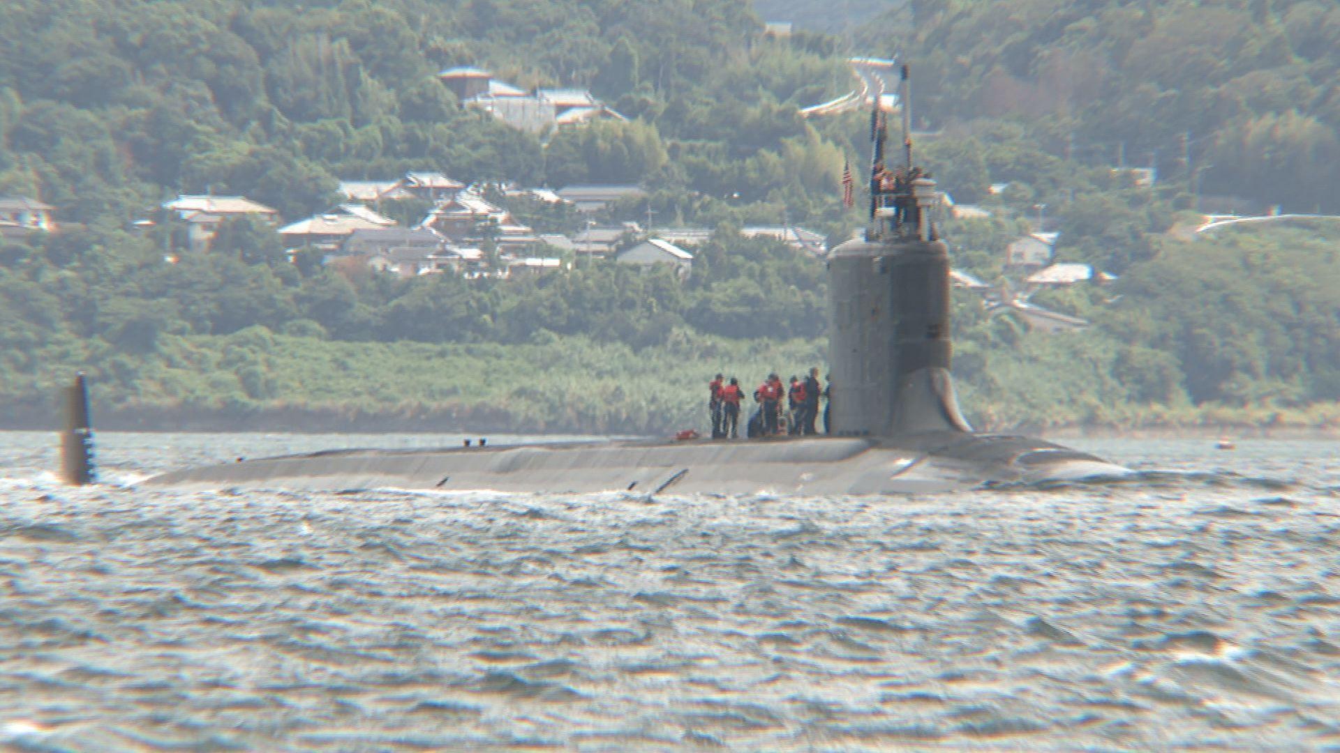 米海軍の原子力潜水艦が今年初の佐世保寄港
