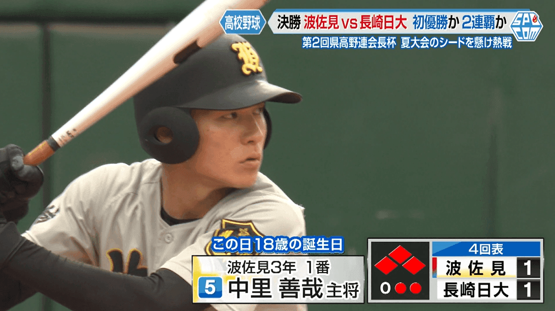 【高校野球】 決勝戦　波佐見が選抜出場校・長崎日大を倒して初優勝  第２回県高野連会長杯