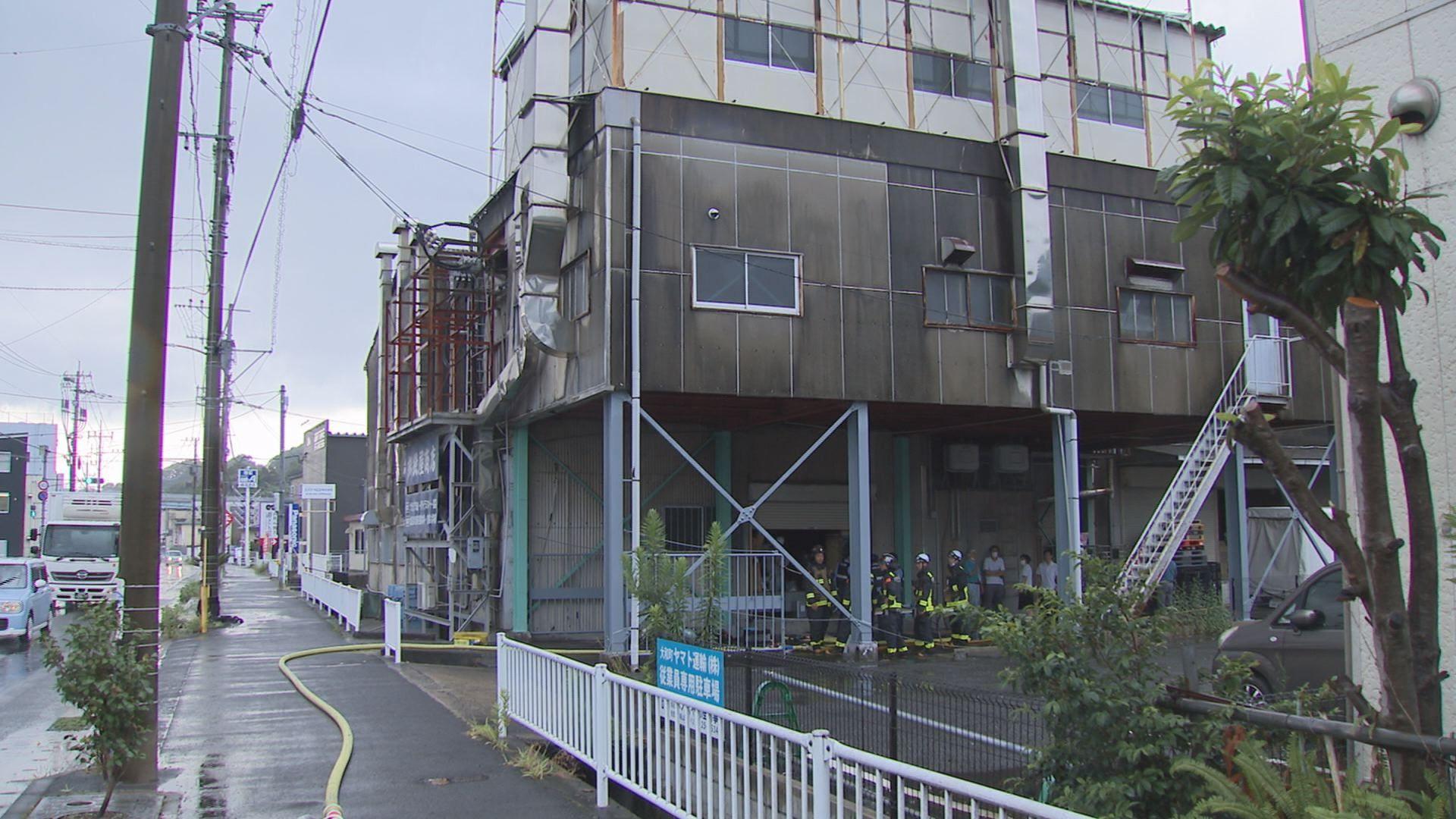 佐世保市大和町の印刷会社で火災 従業員１人やけど