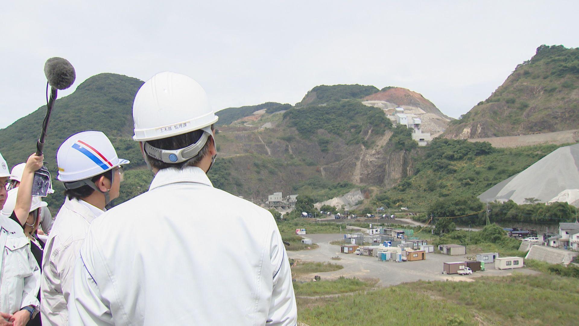 大石知事が石木ダム建設現場を視察 反対住民との面会は出来ず