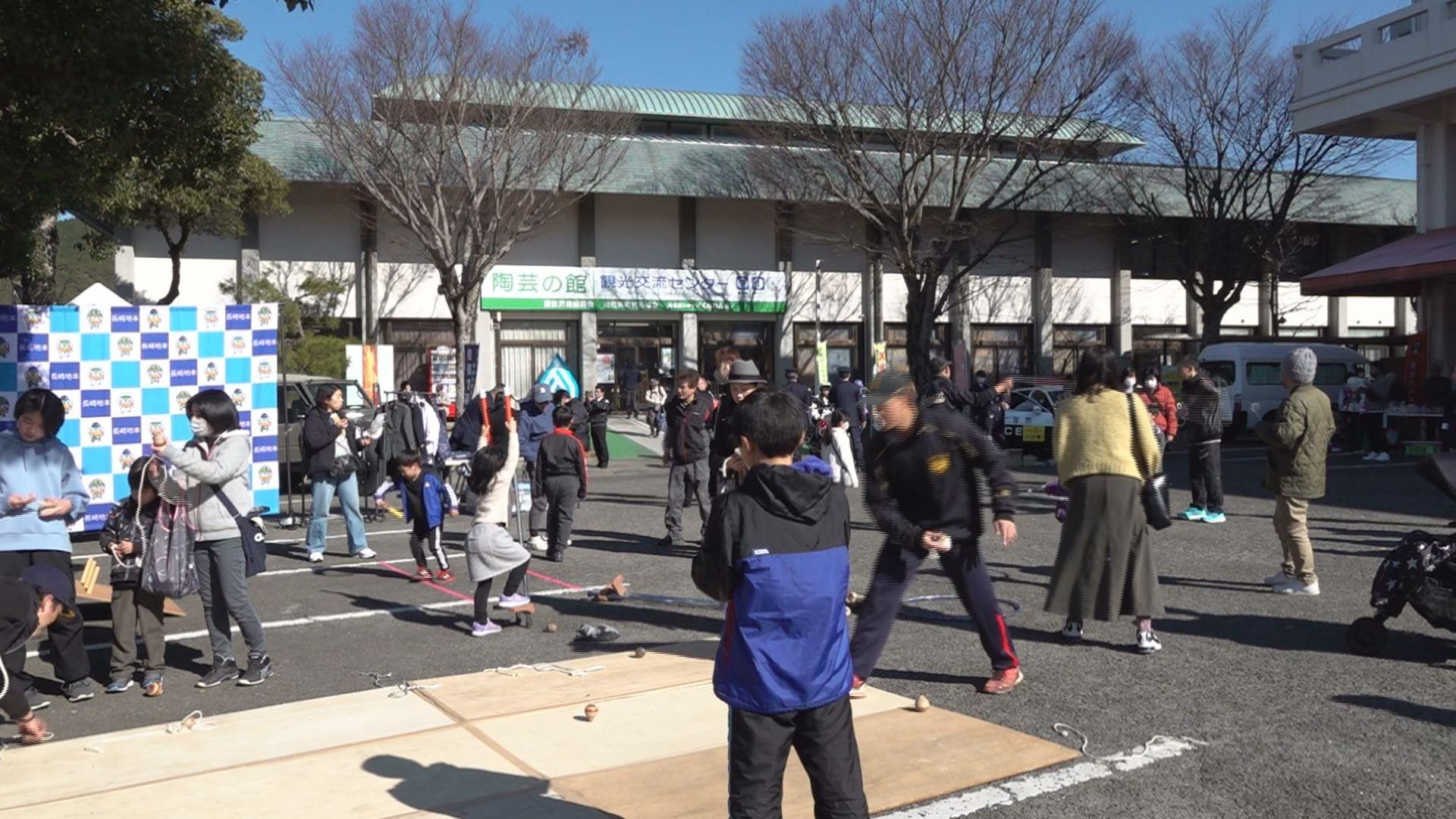 懐かしの正月遊びで大興奮！昭和おもしろ遊び塾 波佐見町