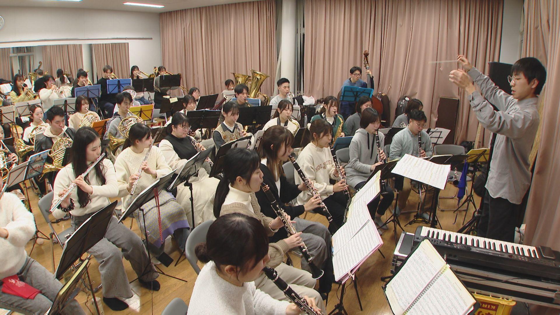 長崎大学吹奏楽部第４３回目の定期演奏会　１２日取材
